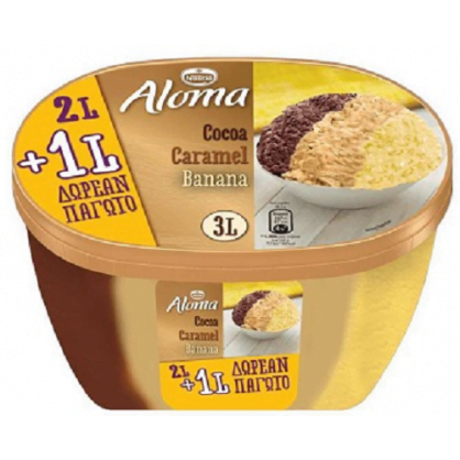 Aloma  Μπανάνα καραμέλα κακάο 3lt