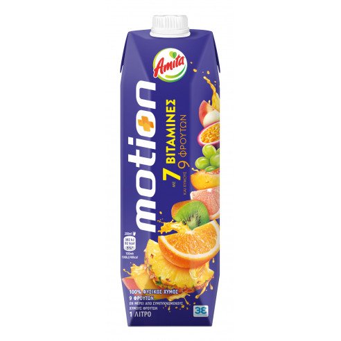 Amita Motion Natural Juice 9 Fruits 1lt