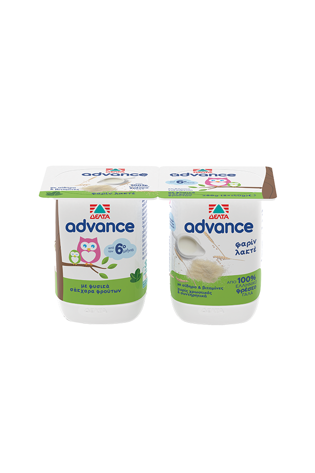 Δέλτα Advance Επιδόρπιο Γιαουρτιού Φαρίν Λακτέ (2x140gr)