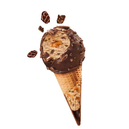 Boss caramel almond cone