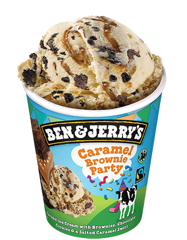 BEN & JERRY’S Caramel Brownie Party