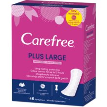 Carefree Plus Large Fresh Scent 46 TEM. ( to the post)