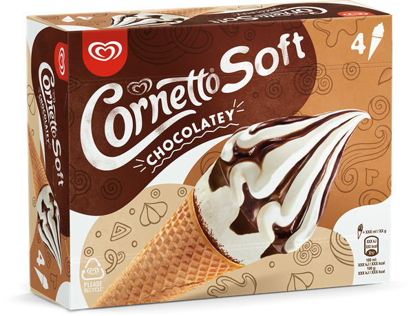 ALGIDA Cornetto Soft Πολυσυσκευασία 6*