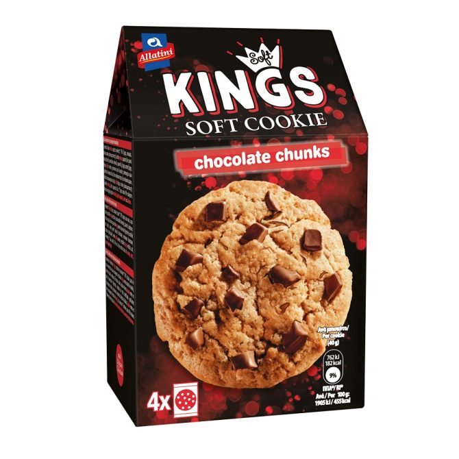 Αλλατίνη Soft Kings Chocolate Chunks (160g)