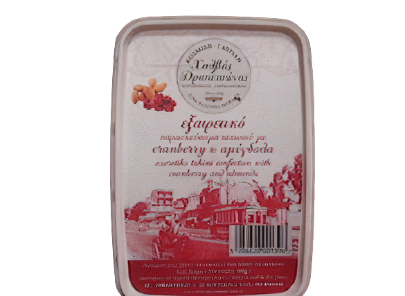 Cranberries with cranberries and roses