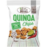 Eat Real Chips with Kinoa, Chilli & Lime 80g