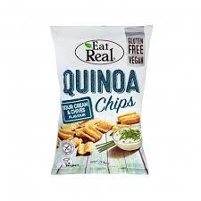 Eat Real Chips Cino Sour Cream & Chives – Without Gluten, Vegan 80 gr (Recording)
