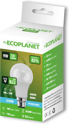 Ecoplanet LED lamp for Dui 7W E27 Light Heat 720lm