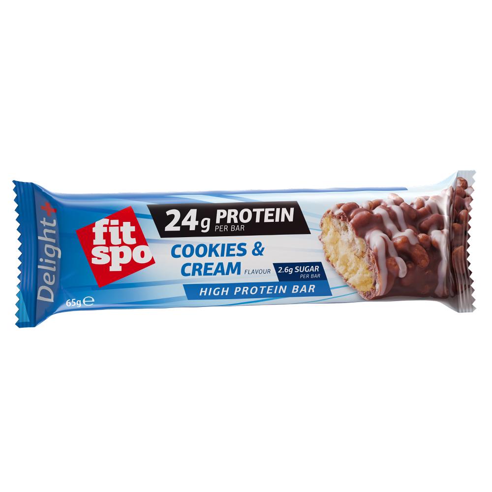 FIT SPO Crunchy Delight plus Protein Bar / 65g
