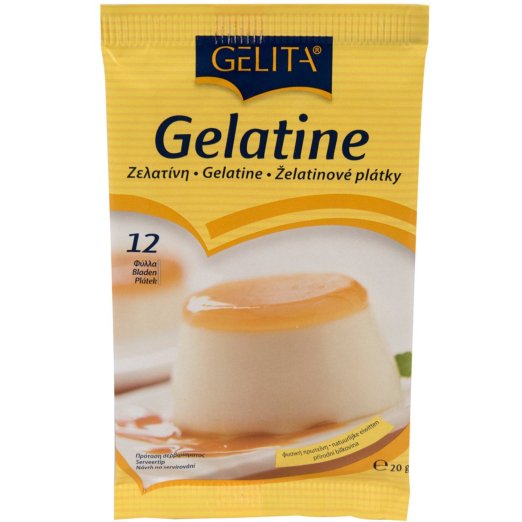 Gelatine GELITA leaves (20g)