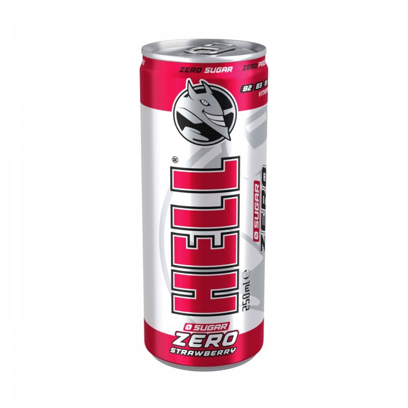 Hell Energy Drink Zero Strawberry 250ml