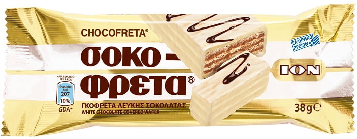 ION Γκοφρέτα Λευκής Σοκολάτας (38gr)