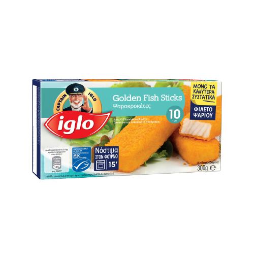 Iglo Frozen Golden Cod Fish Sticks