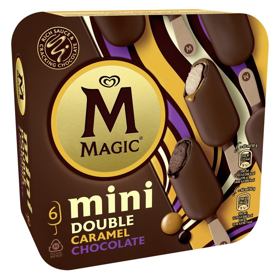 Magic Mini Double Caramel Chocolate 6X