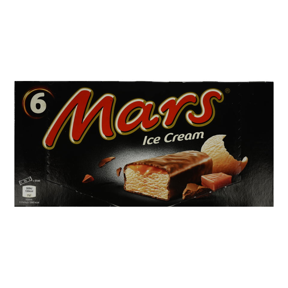 Mars ice cream 6×51 ml (Note)