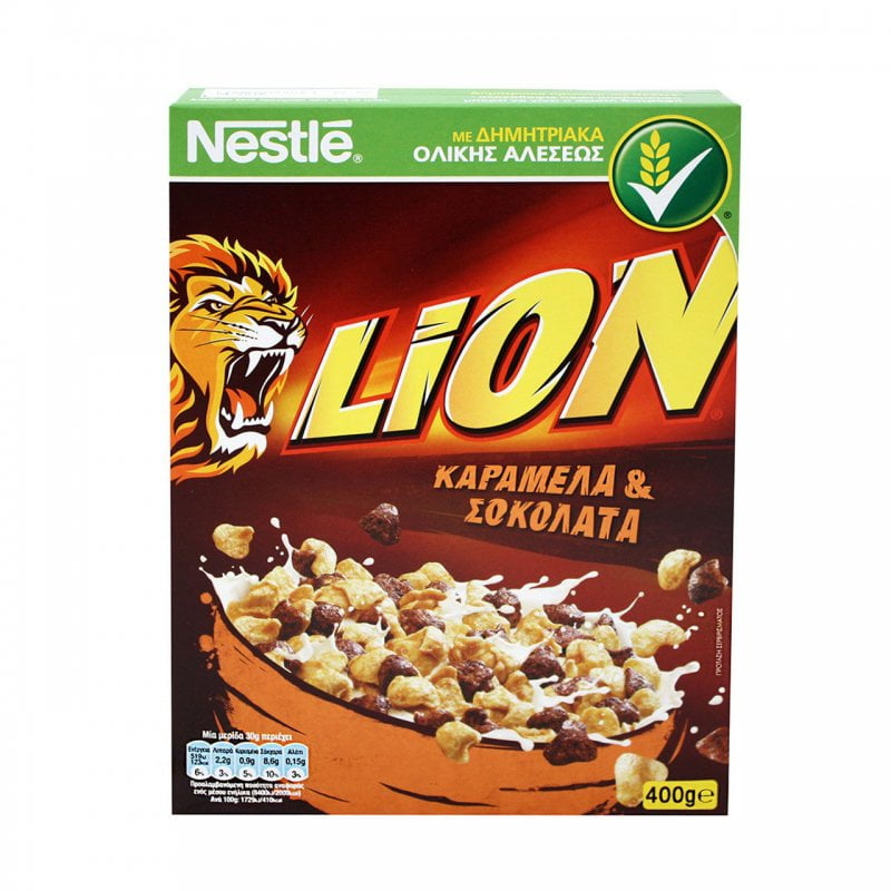 Lion Nestle whole grain caramel & chocolate 400g