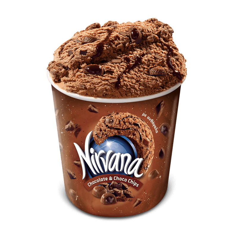 NIRVANA chocolate & choco chips  0,75ltml