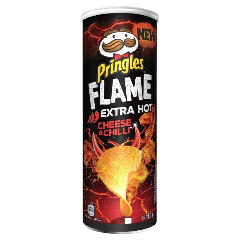 Pringles Sizzl’n – Καυτερά Πατατάκια Pringles Extra Hot Cheese & Chilli (180gr)