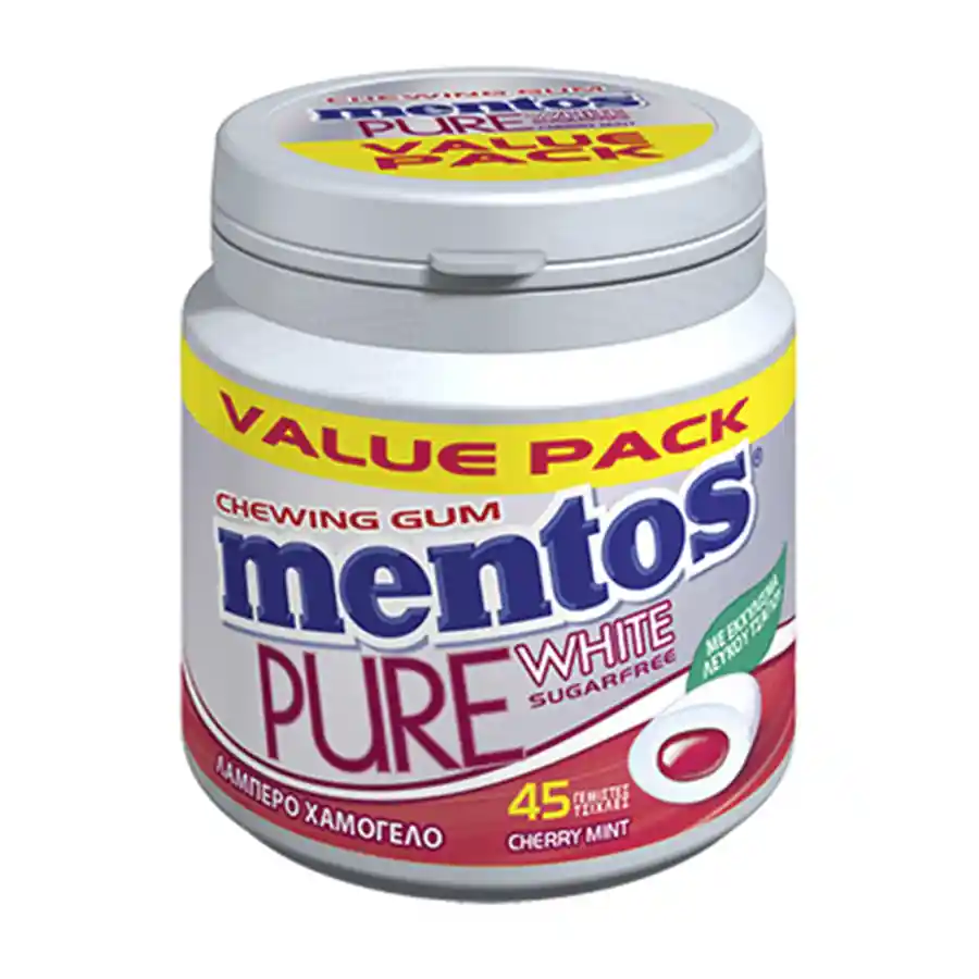 Mentos Pure Fresh Τσίχλες Κεράσι (90gr)