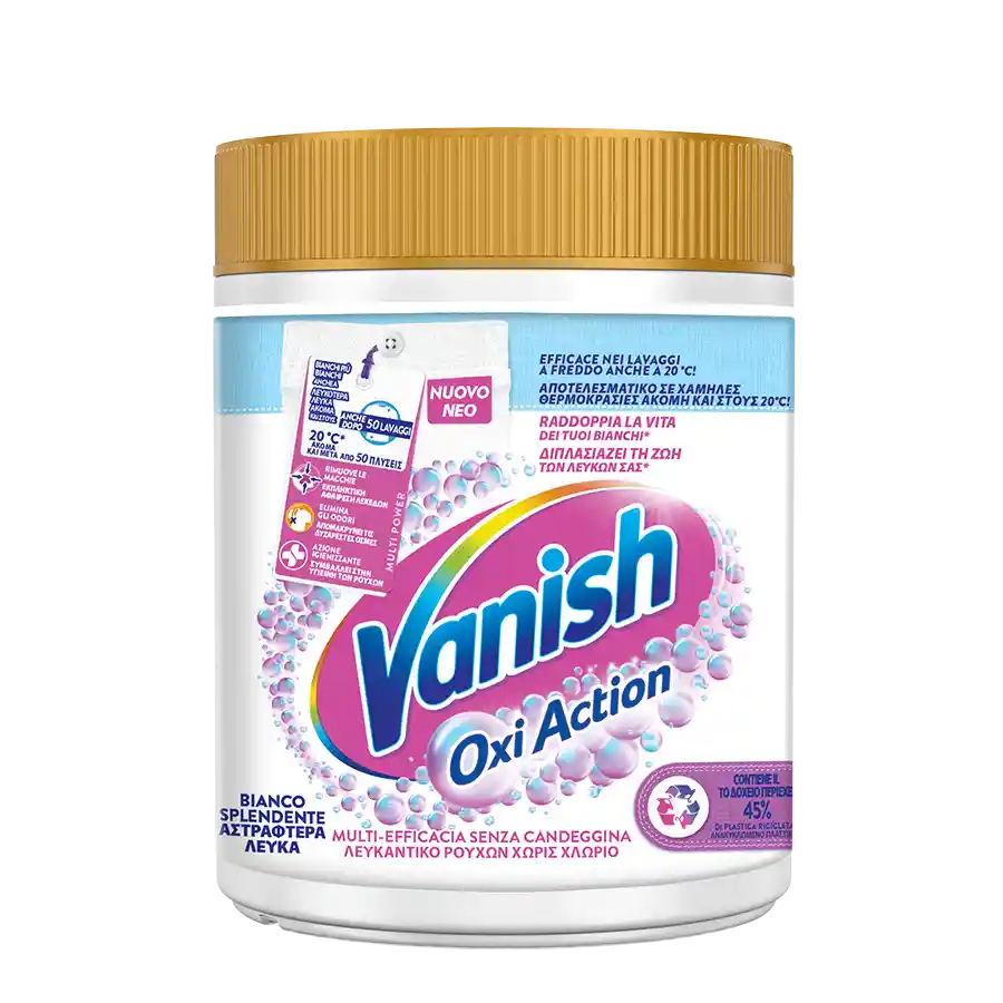 Vanish Oxi Action Ενισχυτικό Πλύσης Σκόνη White (500gr)
