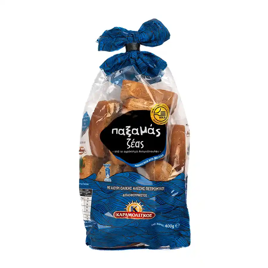Καραμολέγκος Παξαμάς Ζέας (400gr)