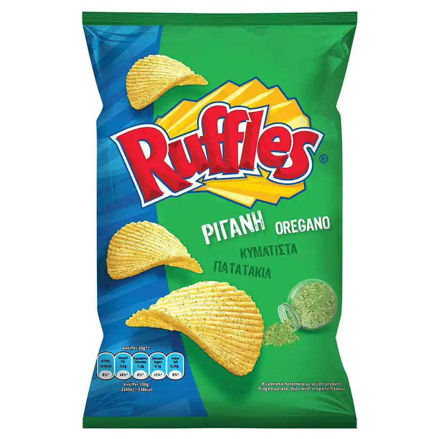 Ruffles Τσιπς Ρίγανη (100gr)