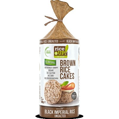 and RICE UP! Rice Cakes Black Imperial Rice