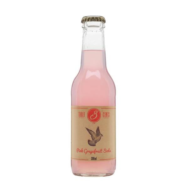 Three Cents Pink Grapefruit Soda (200ml)