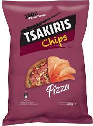 Tsakiris chips with taste pizza (120g)
