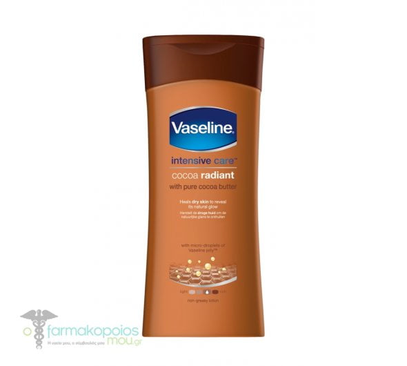 Vaseline Intensive Care Cocoa Radiant Body Lotion for Dry Skin 400ml