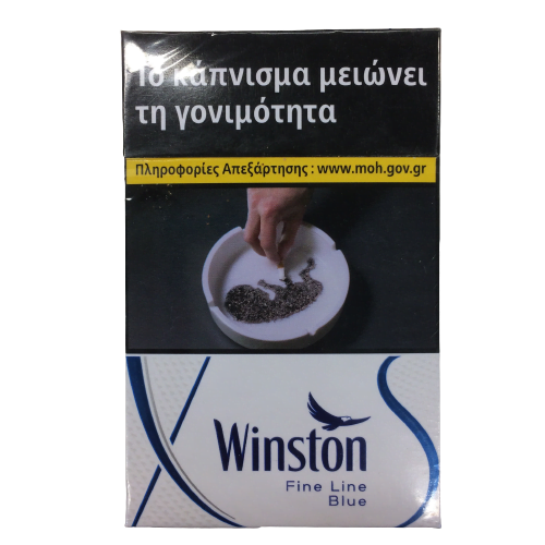 winston fine line μπλε