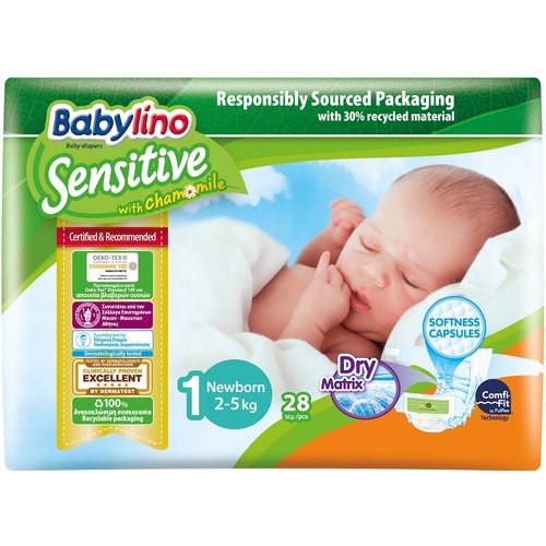 BABYLINO Sensitive No1 (2-5Kg) 28mAh