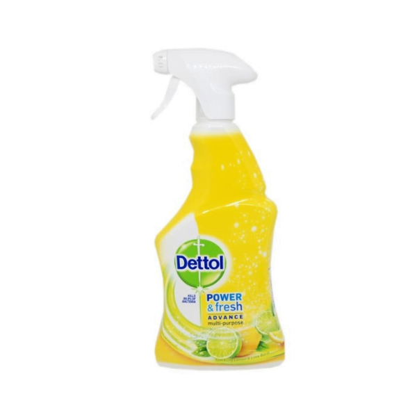 Dettol Power & Fresh Advance Multi-Purpose Refreshing Sparkling Lemon & Lime Burst 500ml