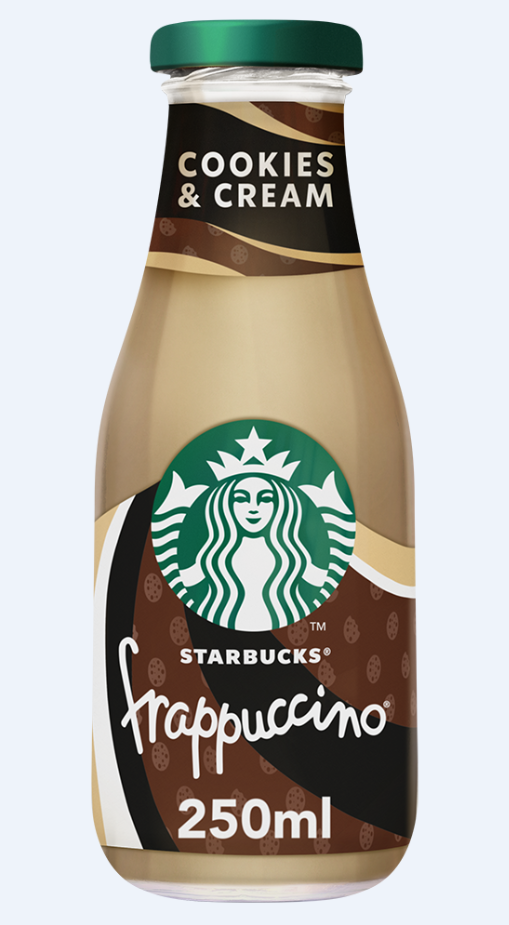 Starbucks Frappuccino Cookies & Cream Κρύο Ρόφημα καφέ (250ml)