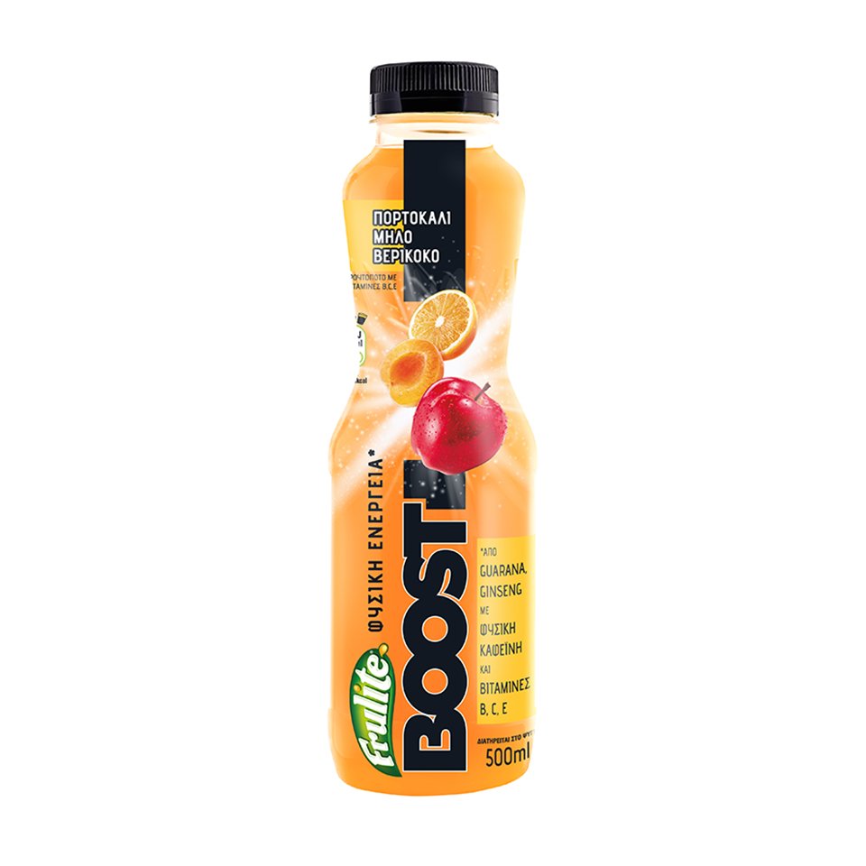 Frulite Boost Fruit Drink Orange Milk 500 ml