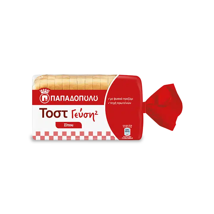 Παπαδοπούλου Τοστ Γεύση² Σίτου (325gr)