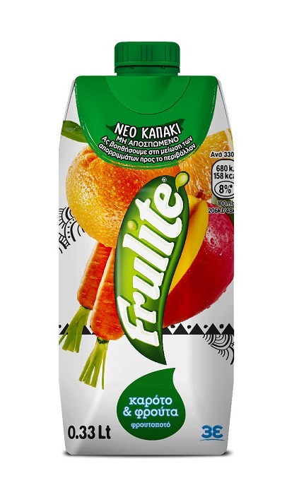 Frulite Φρουτοποτό Καρότο Φρoύτα (330ml)