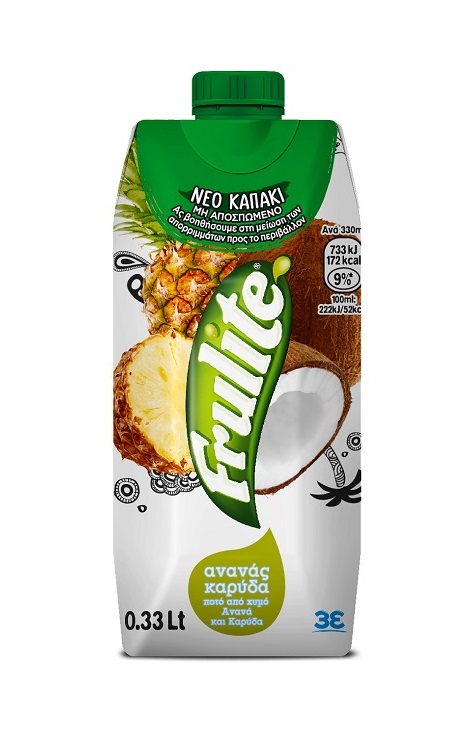 Frulite Φρουτοποτό Ανανάς Καρύδα (330 ml)