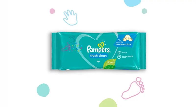 Pampers Fresh Clean Μωρομάντηλα