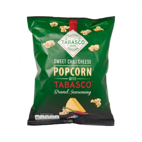 Jimmy’s pop corn with tabasco