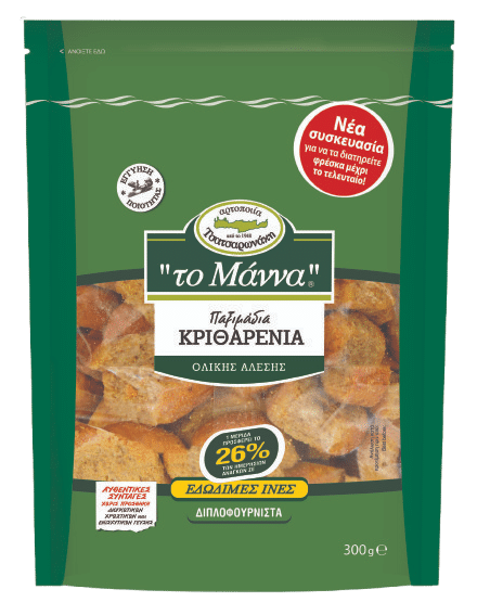 Το Μάννα Παξιμαδάκι κριθαρένιο (300gr)