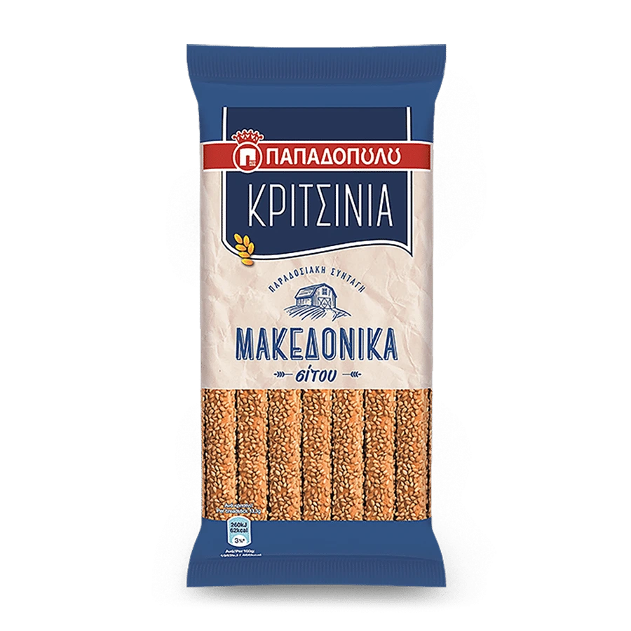 Παπαδοπούλου Κριτσίνια μακεδονικά σίτου (200gr)