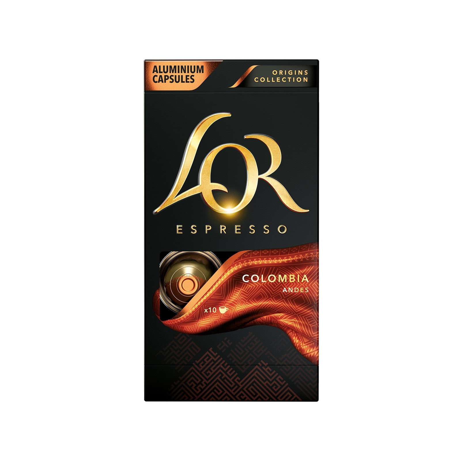 L’OR Coffee Espresso Colombia in Capsules compatible with Nespresso Machine 10×5,2g