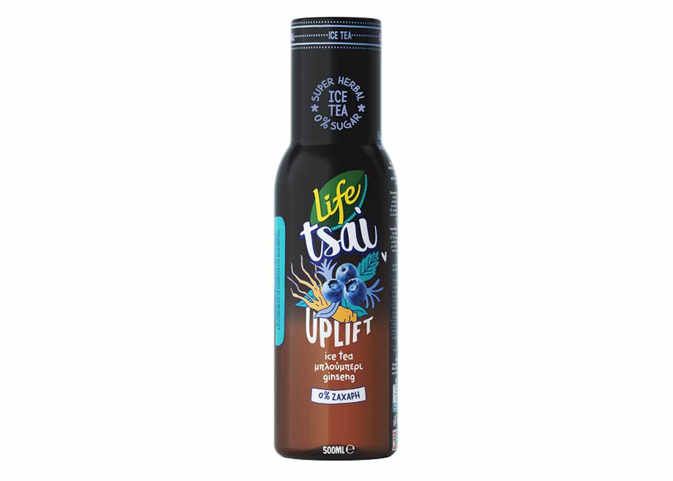 Life Ice Tea Blueberry , Ginger 0% Sugar 500ml
