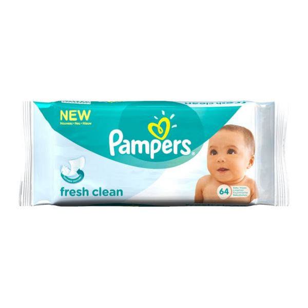 PAMPERS Fresh Clean Aromates with Rejuvenating Aroma 64 Pieces (Recording)