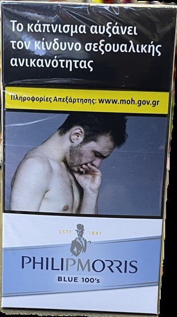 Philip Morris 100’s Blue