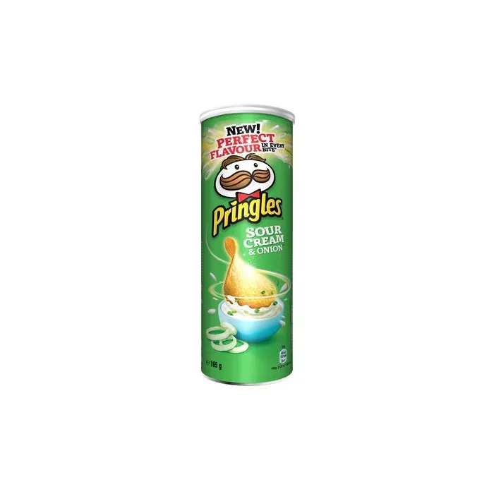 Pringles Potato Chips – Πατατάκια Pringles Sour Cream & Onion (165gr)