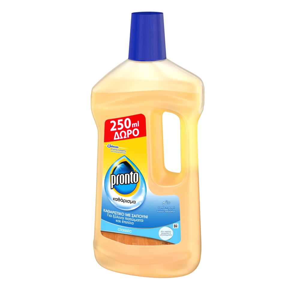 Pronto Liquid Cleaner With Soap Wood Floors & Furniture 1lt +250ml Gift