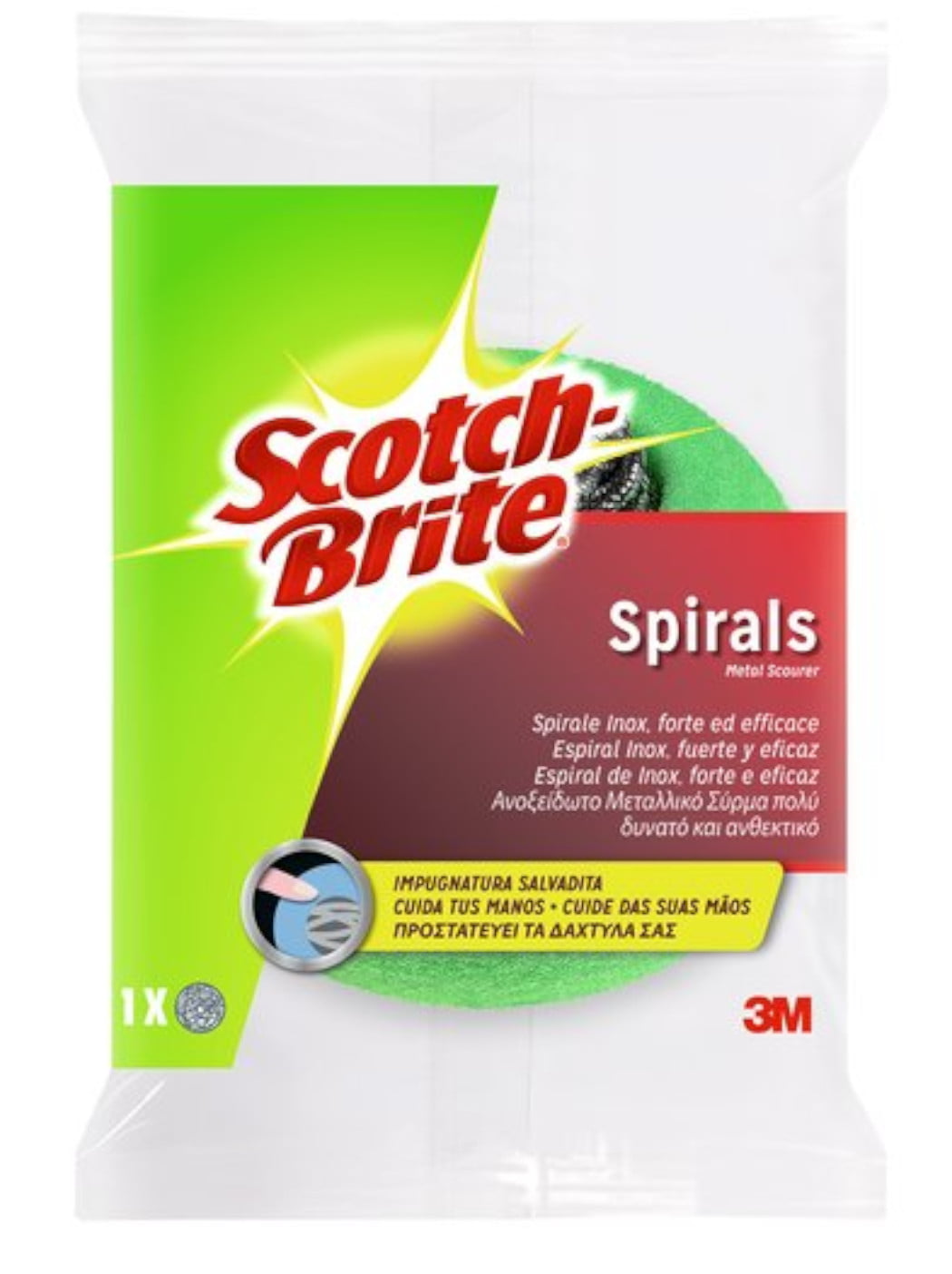 Scotch Brite spiral with 1mAh sponge