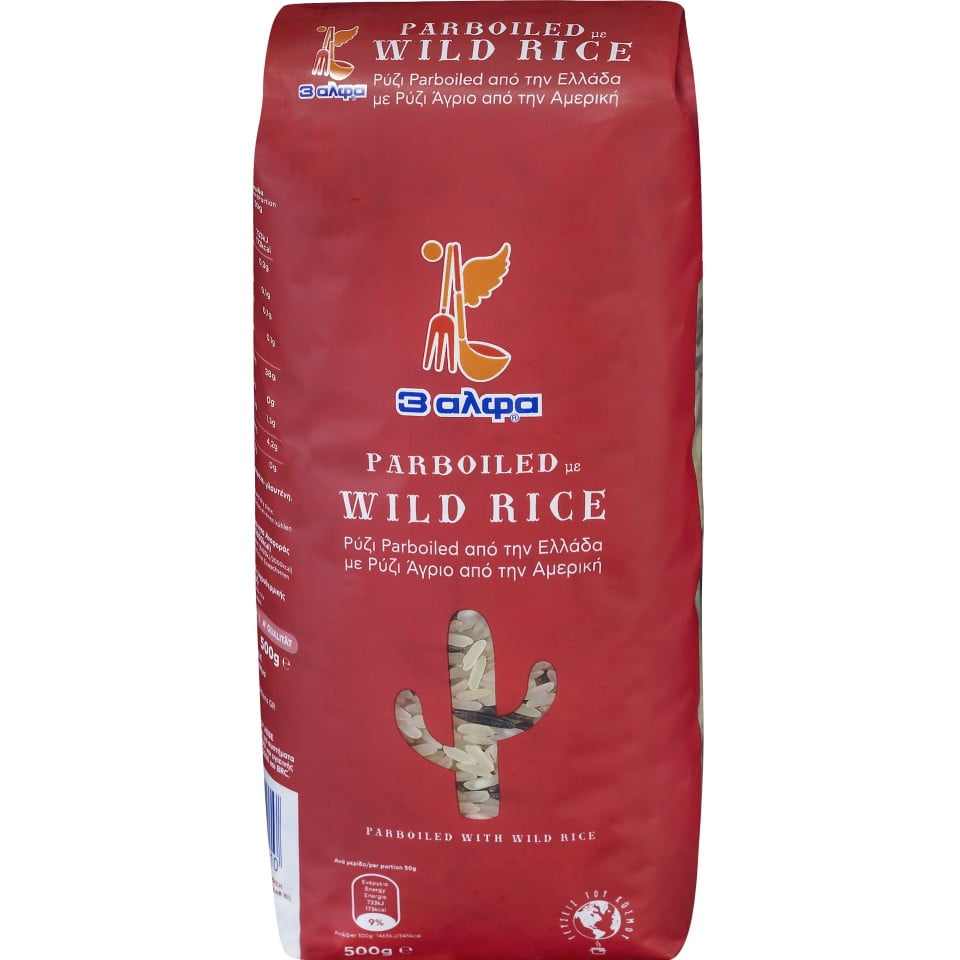 3A Parboiled Rice with Wild Rice America 500g